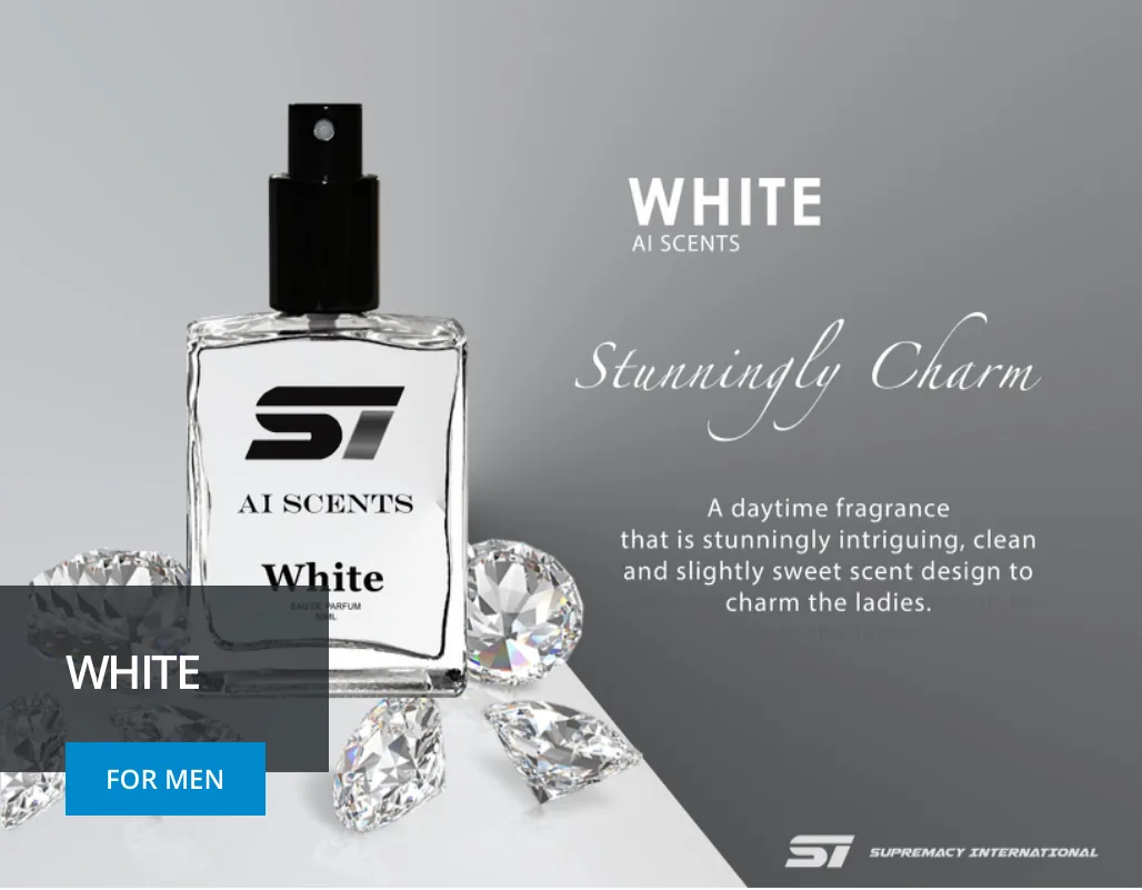 Ai Scents White fragrance visual for men